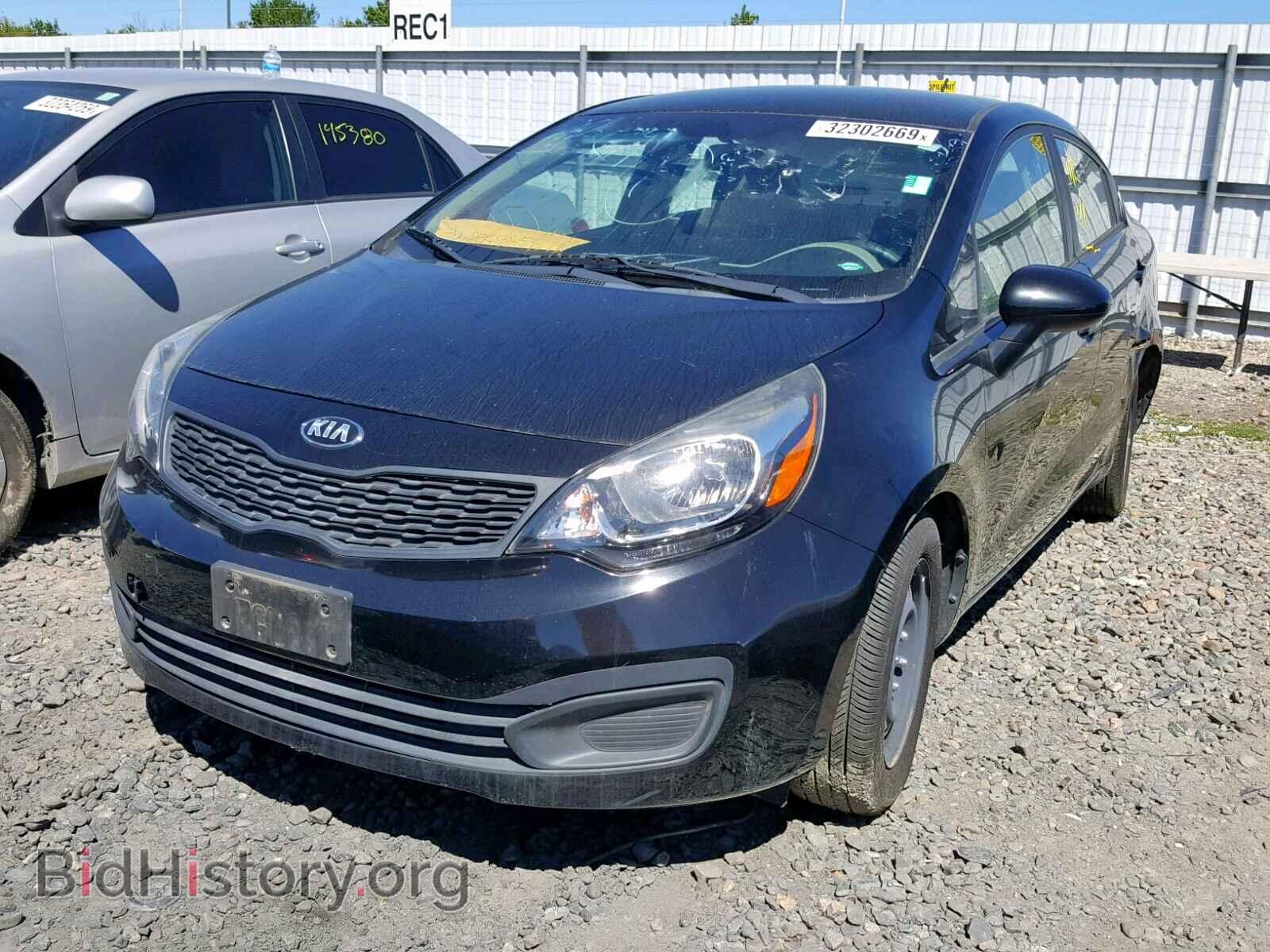 2014 KIA RIO - VIN: KNADM4A32E6393880 - Фото 2