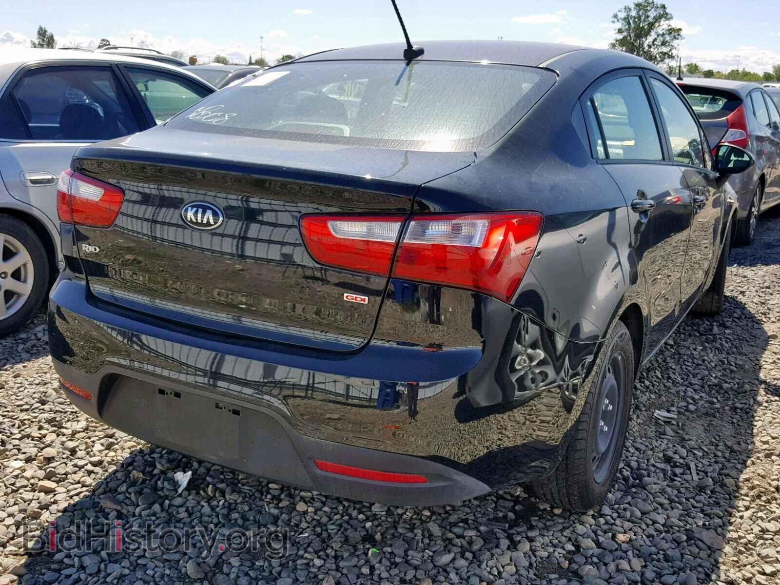 2014 KIA RIO - VIN: KNADM4A32E6393880 - Фото 4