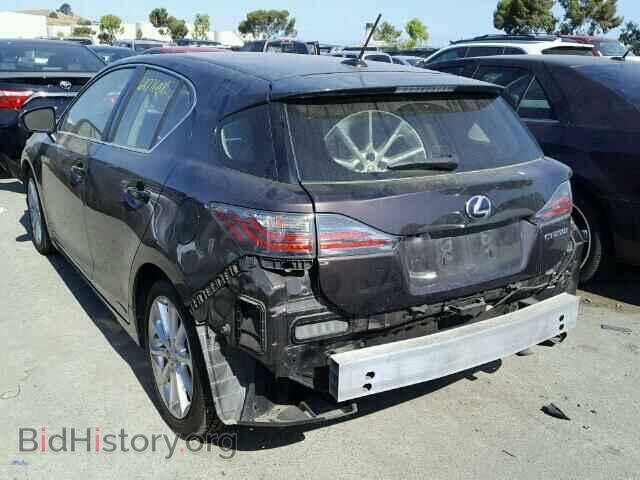 2012 LEXUS CT 200 - VIN: JTHKD5BH8C2122691 - Фото 3