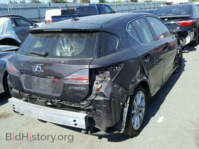 2012 LEXUS CT 200 - VIN: JTHKD5BH8C2122691 - Фото 4