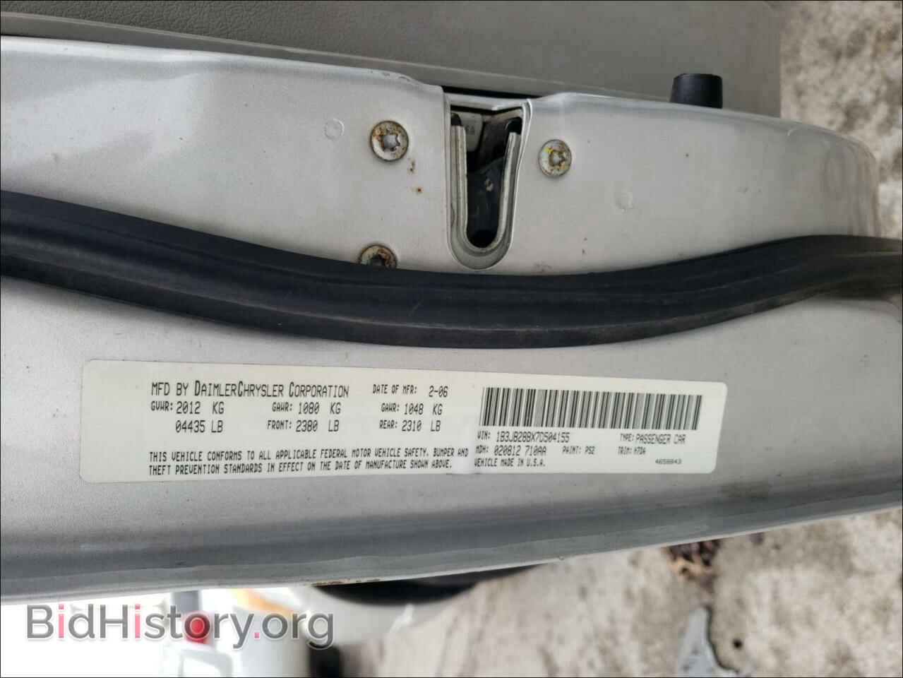 2007 DODGE CALIBER - VIN: 1B3JB28BX7D504155 - Фото 10
