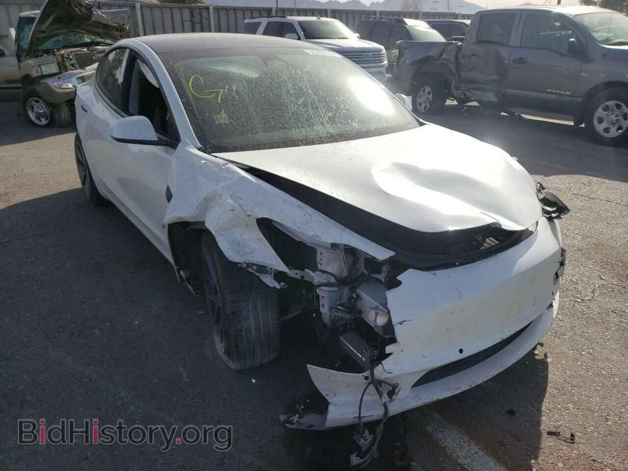 Photo 5YJ3E1EA3MF016335 - TESLA MODEL 3 2021
