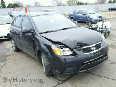 2011 Kia RIO BASE, серый — VIN KNADH5A30B6799775, Copart