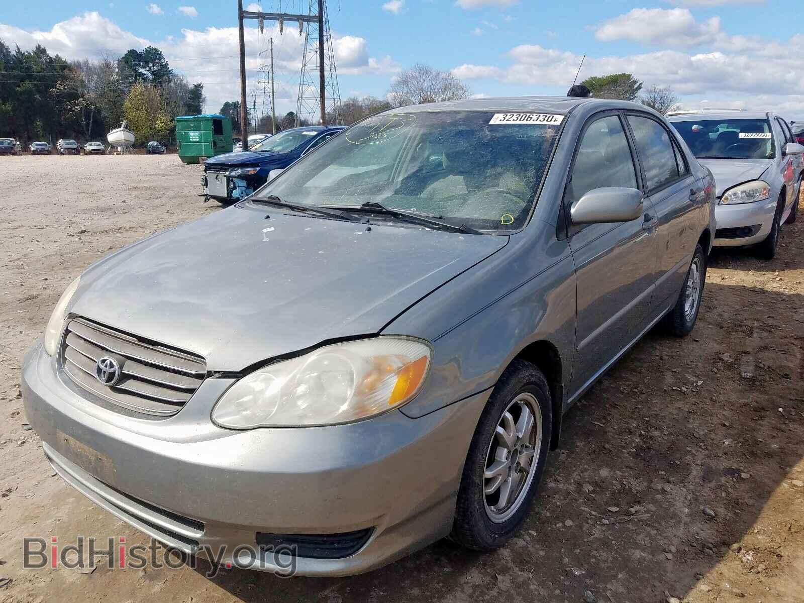 2003 TOYOTA COROLLA - VIN: 2T1BR32E33C111354 - Фото 2