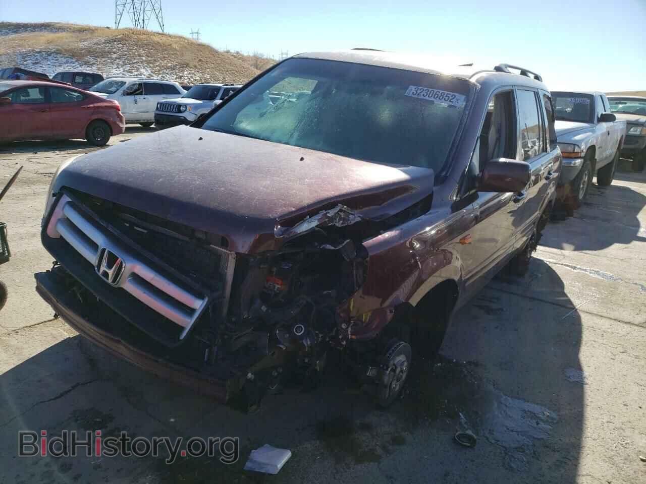 2007 HONDA PILOT - VIN: 2HKYF18577H527926 - Фото 2