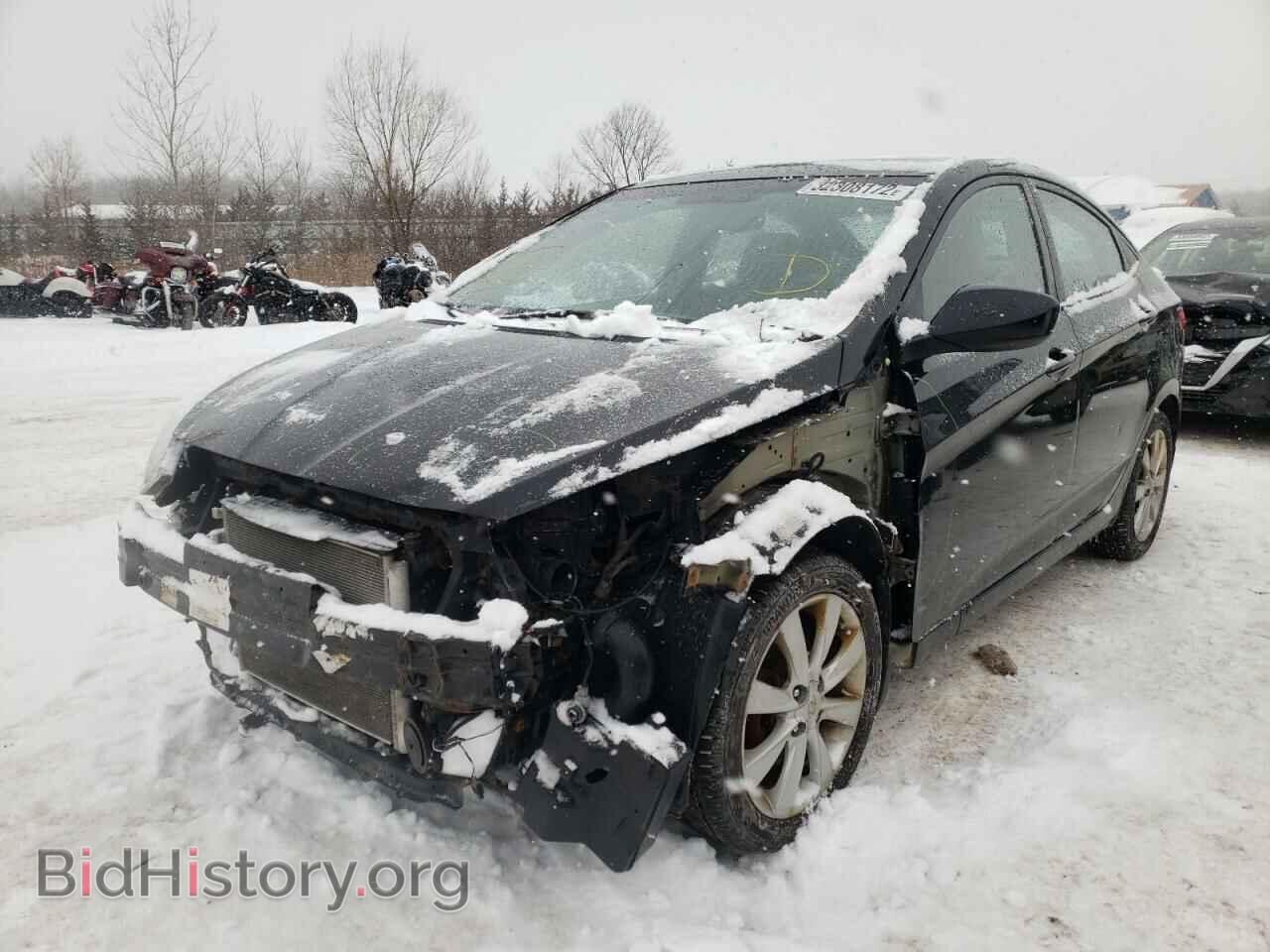 2012 HYUNDAI ACCENT - VIN: KMHCU4AE1CU135001 - Фото 2