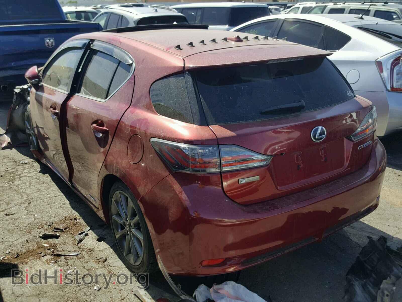 2012 LEXUS CT 200 - VIN: JTHKD5BH1C2076007 - Фото 3