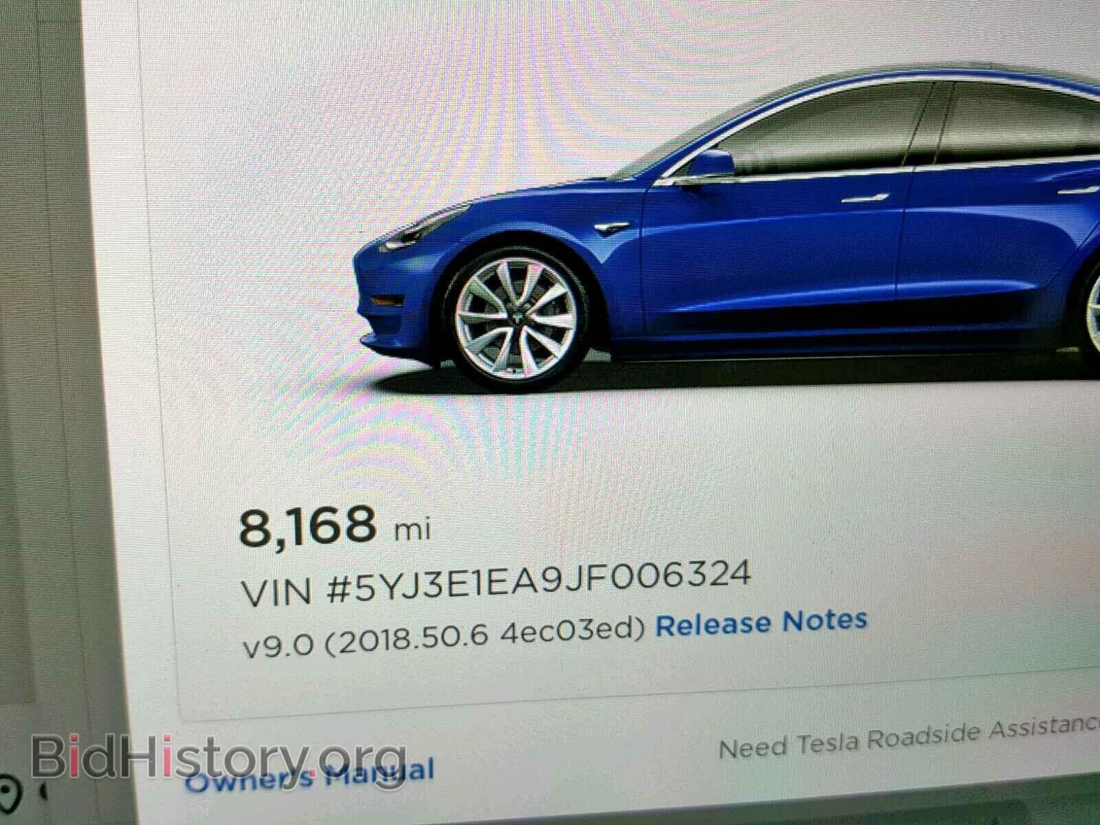 2018 TESLA MODEL 3 - VIN: 5YJ3E1EA9JF006324 - Фото 8