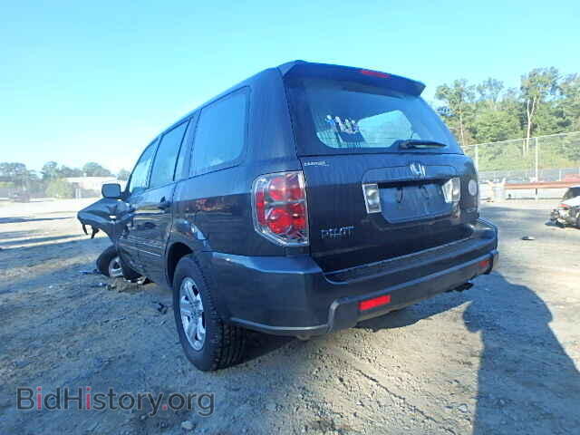 2006 HONDA PILOT - VIN: 2HKYF18146H508715 - Фото 3