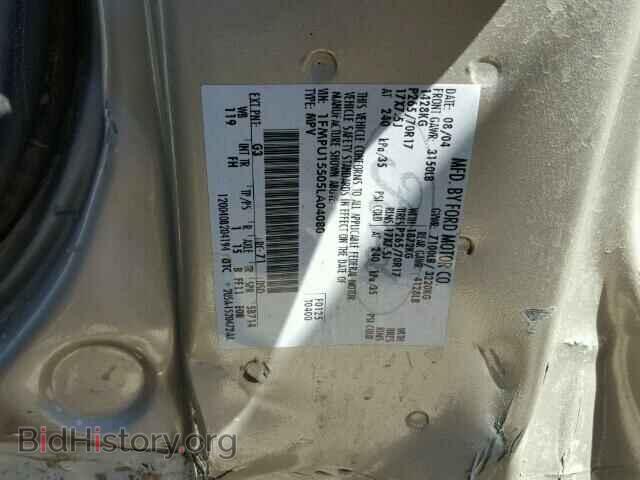 2005 FORD EXPEDITION - VIN: 1FMPU15505LA04080 - Фото 10