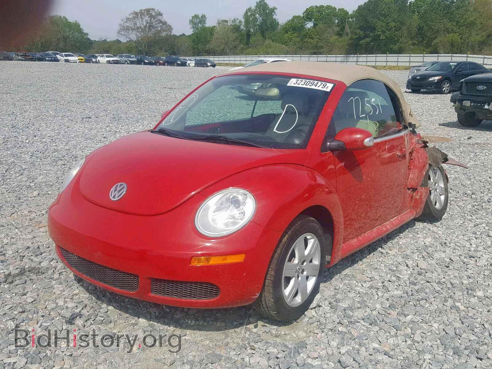 2007 VOLKSWAGEN BEETLE - VIN: 3VWPF31Y87M403683 - Фото 2