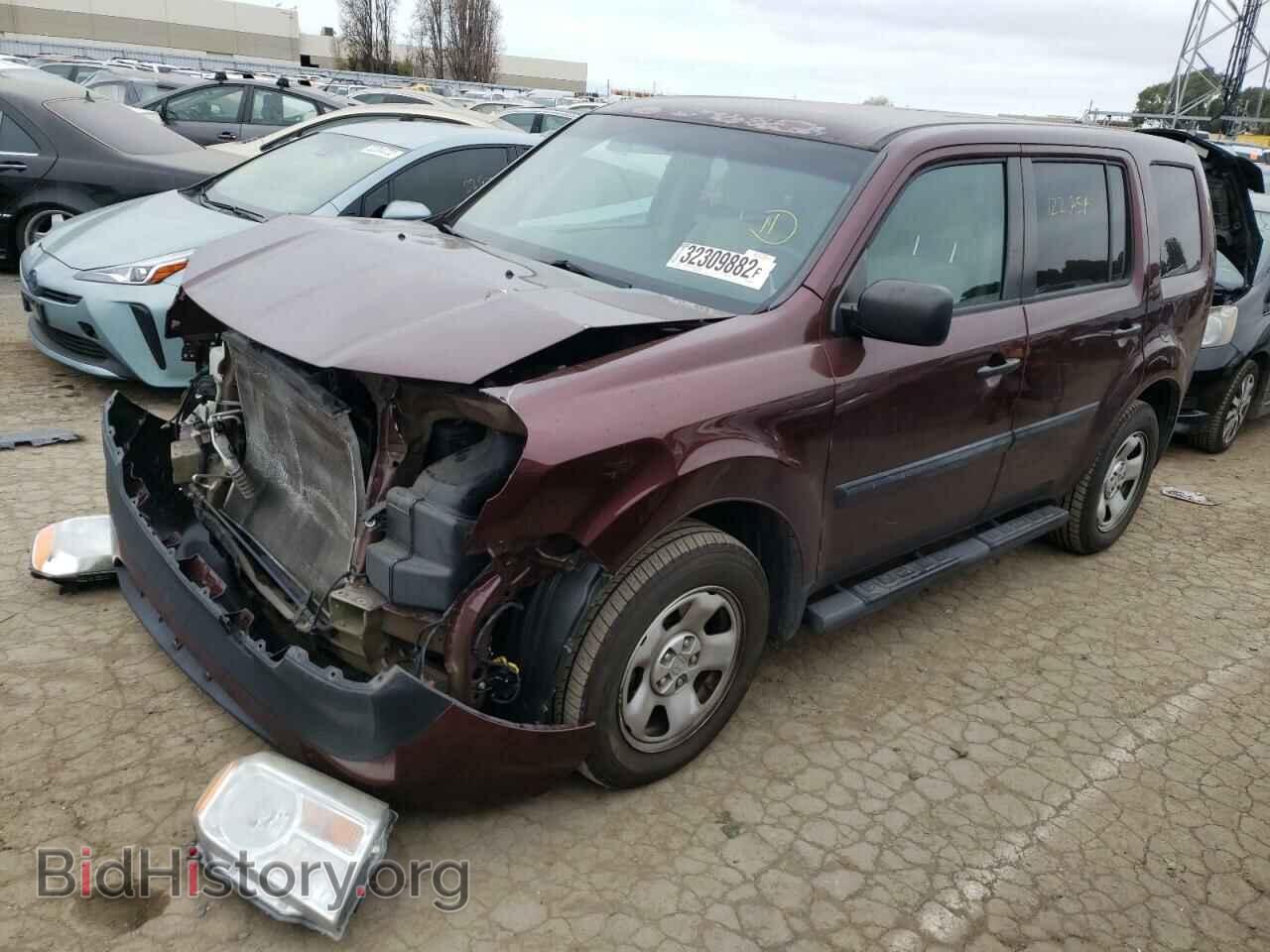 2013 HONDA PILOT - VIN: 5FNYF4H24DB068081 - Фото 2