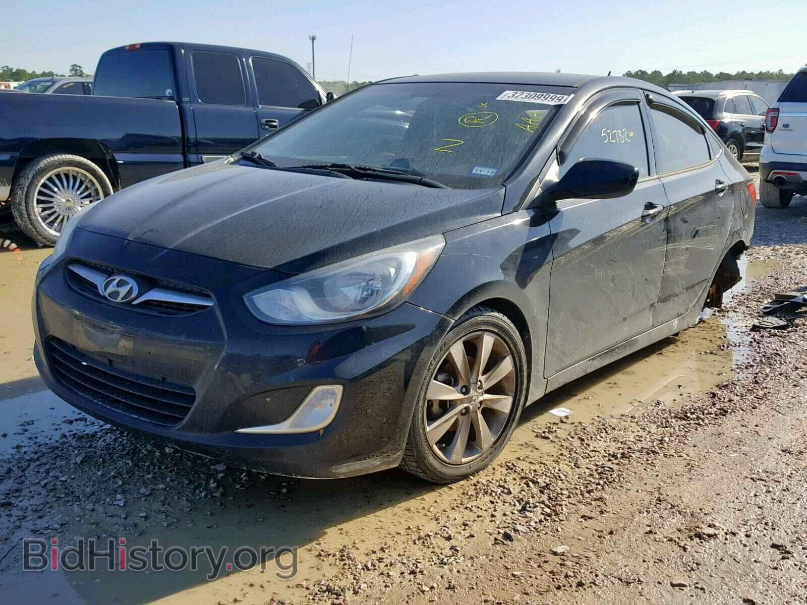2013 HYUNDAI ACCENT - VIN: KMHCU4AE7DU576391 - Фото 2