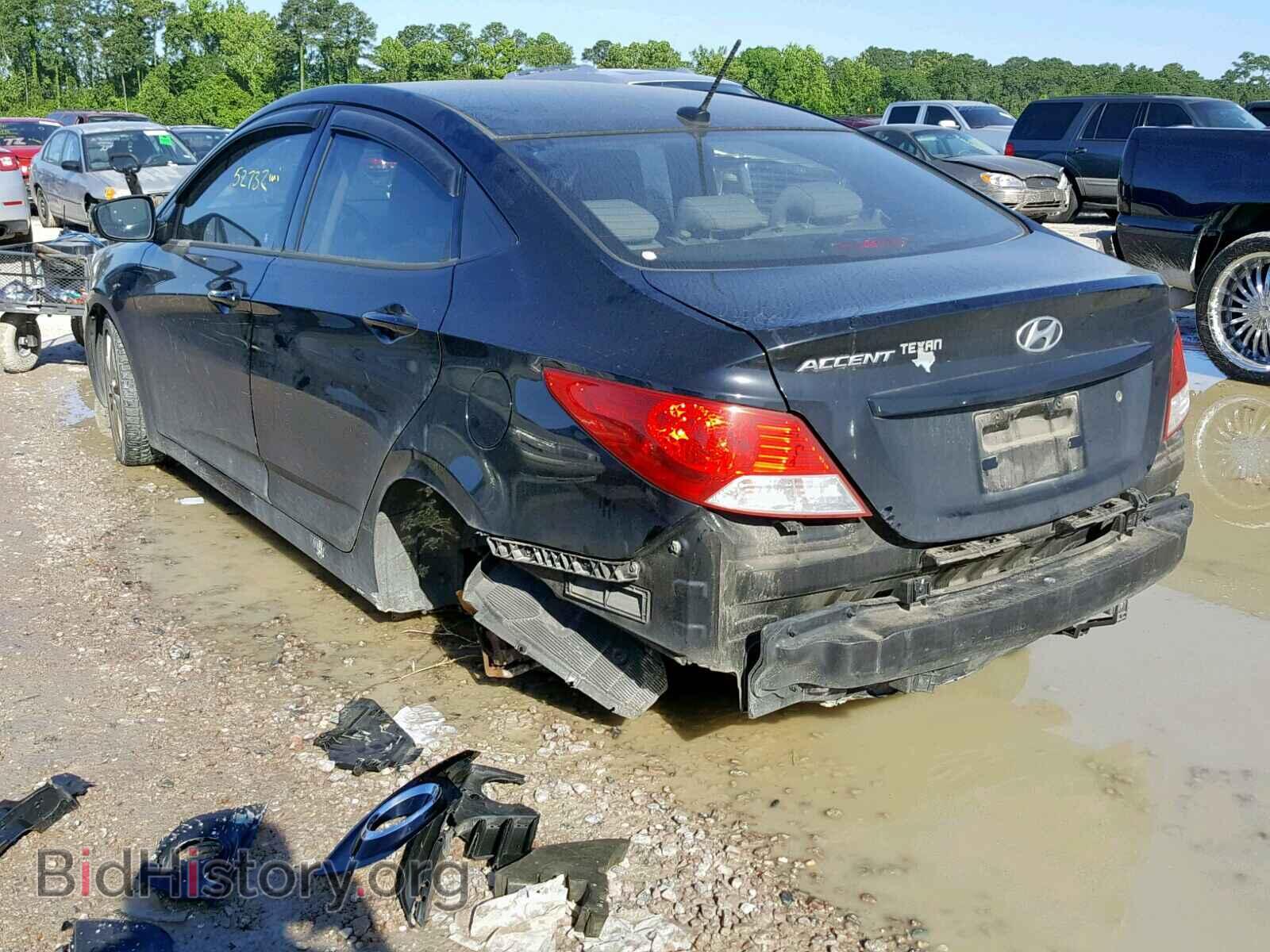 2013 HYUNDAI ACCENT - VIN: KMHCU4AE7DU576391 - Фото 3