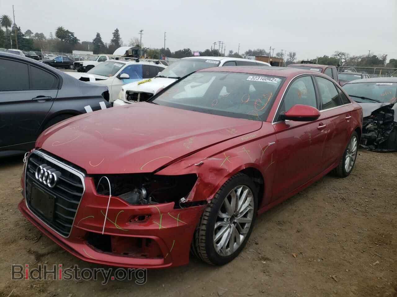 2014 AUDI A6 - VIN: WAUHGAFC3EN101305 - Фото 2