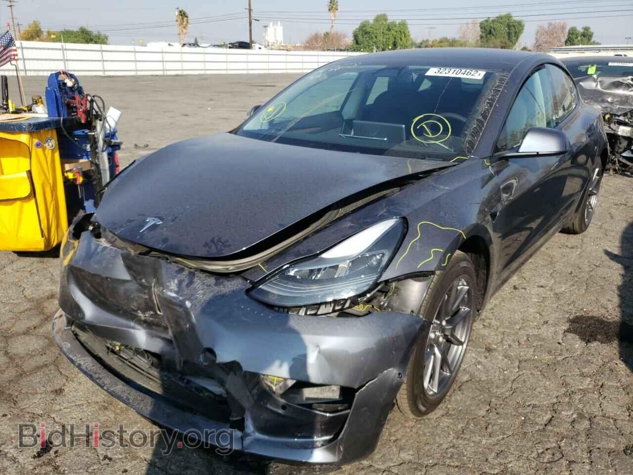 2021 TESLA MODEL 3 - VIN: 5YJ3E1EA4MF100485 - Фото 2