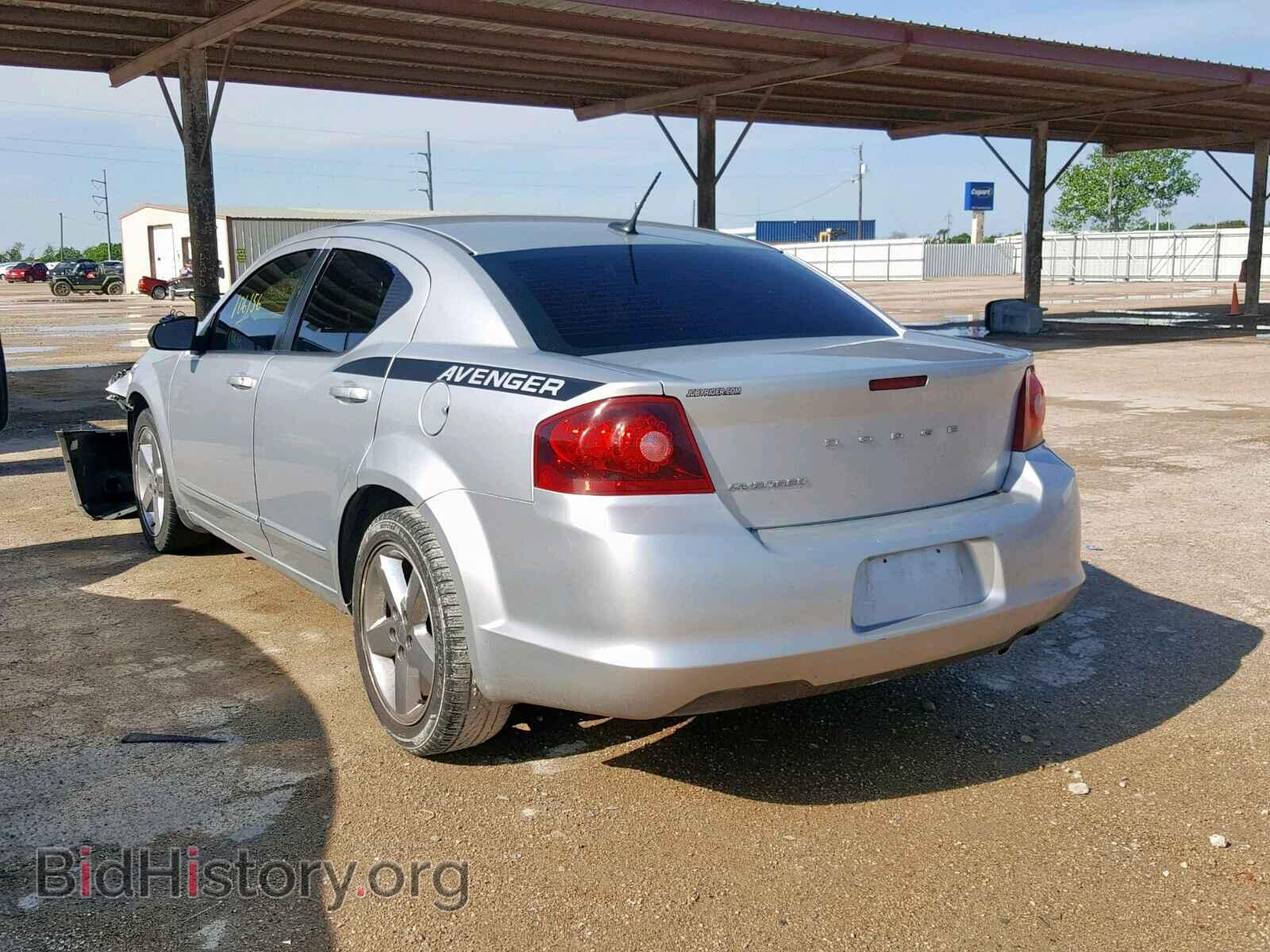 2012 DODGE AVENGER - VIN: 1C3CDZABXCN322839 - Фото 3