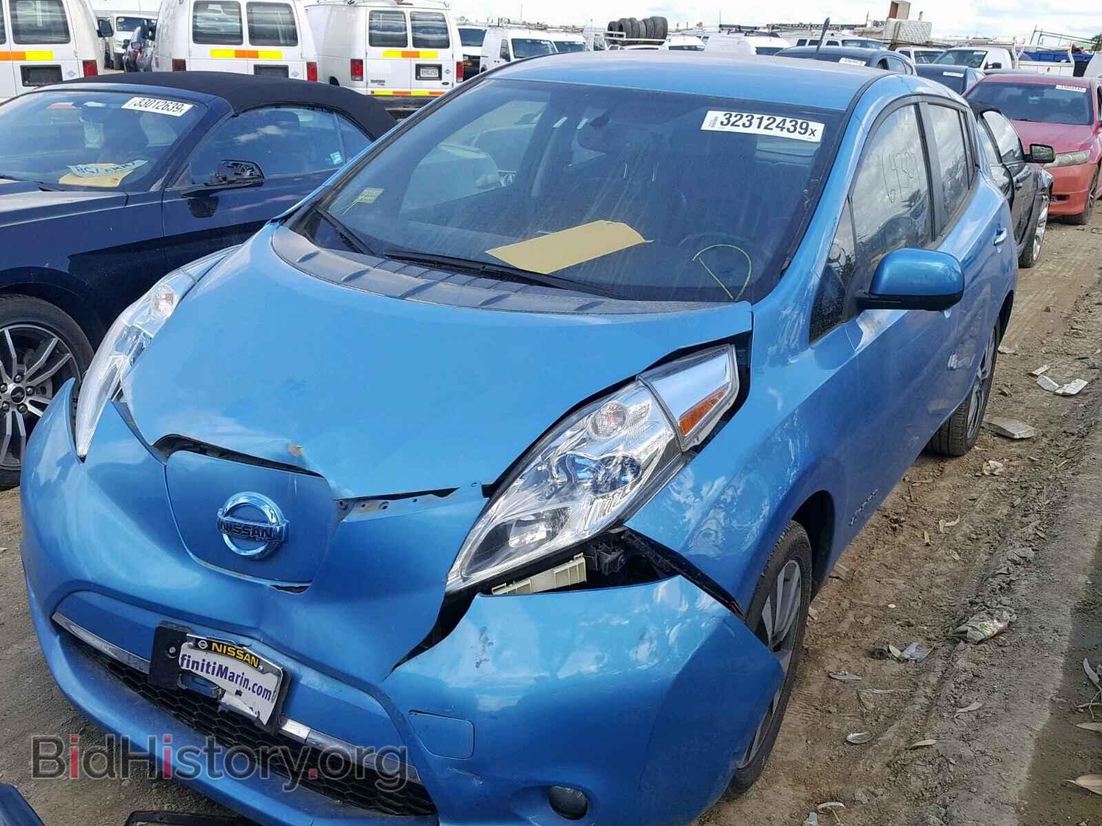 2013 NISSAN LEAF - VIN: 1N4AZ0CP5DC410581 - Фото 2