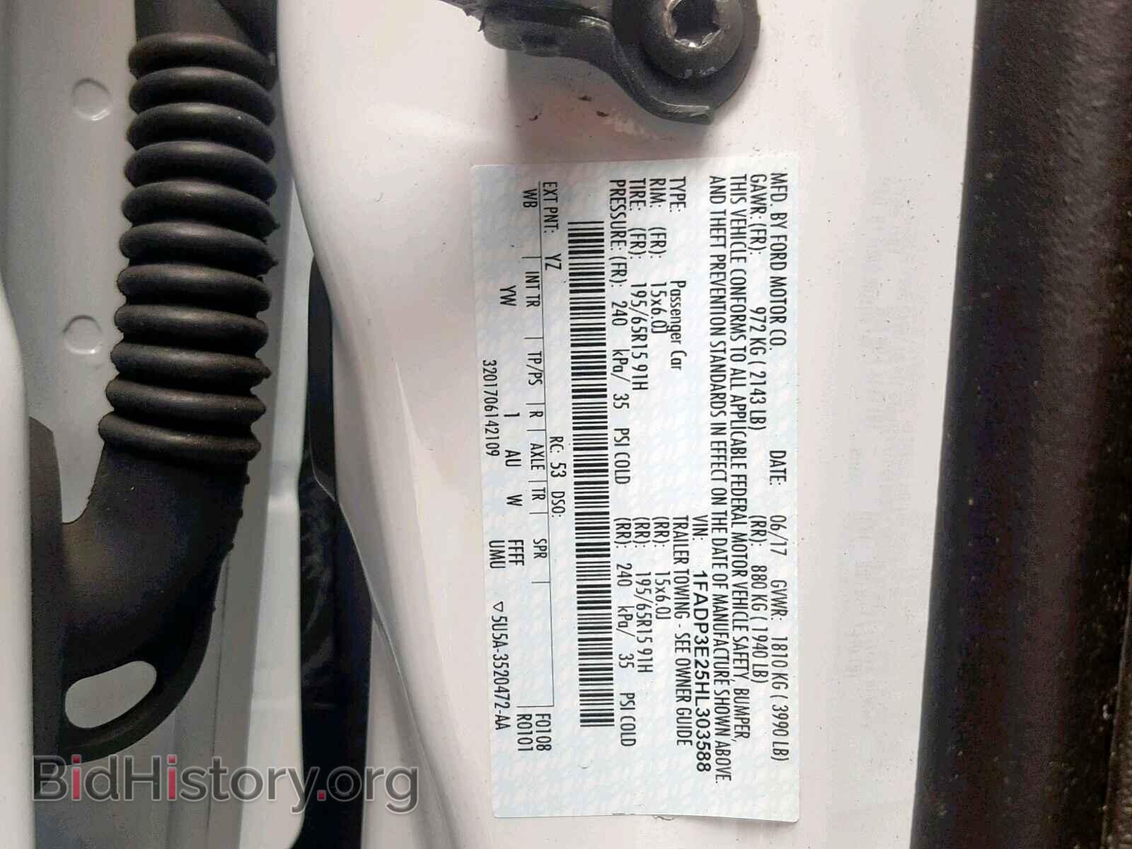 2017 FORD FOCUS - VIN: 1FADP3E25HL303588 - Photo 10