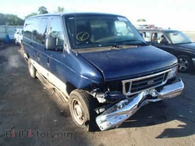 2007 Ford ECONOLINE, blue — VIN 1FMNE11L17DB34195, Copart