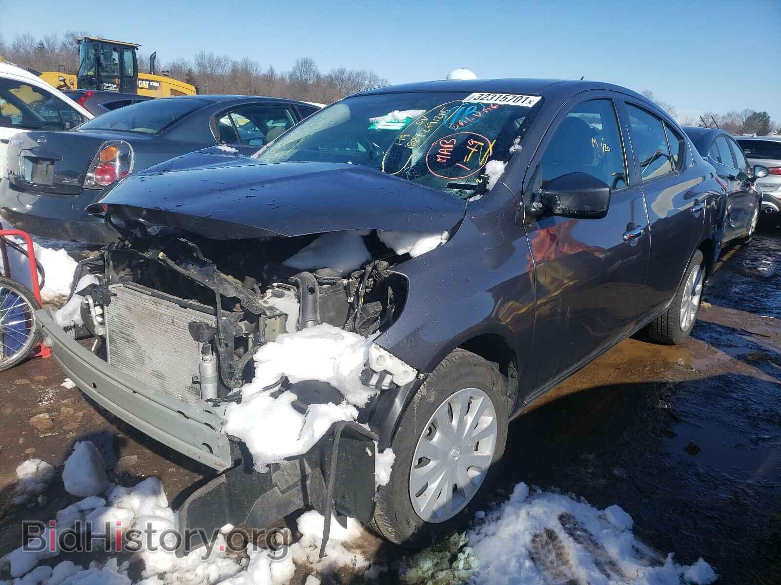 2019 NISSAN VERSA - VIN: 3N1CN7AP6KL856169 - Фото 2