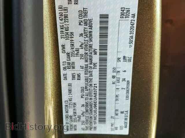 2014 FORD ESCAPE - VIN: 1FMCU0J96EUA83721 - Photo 10