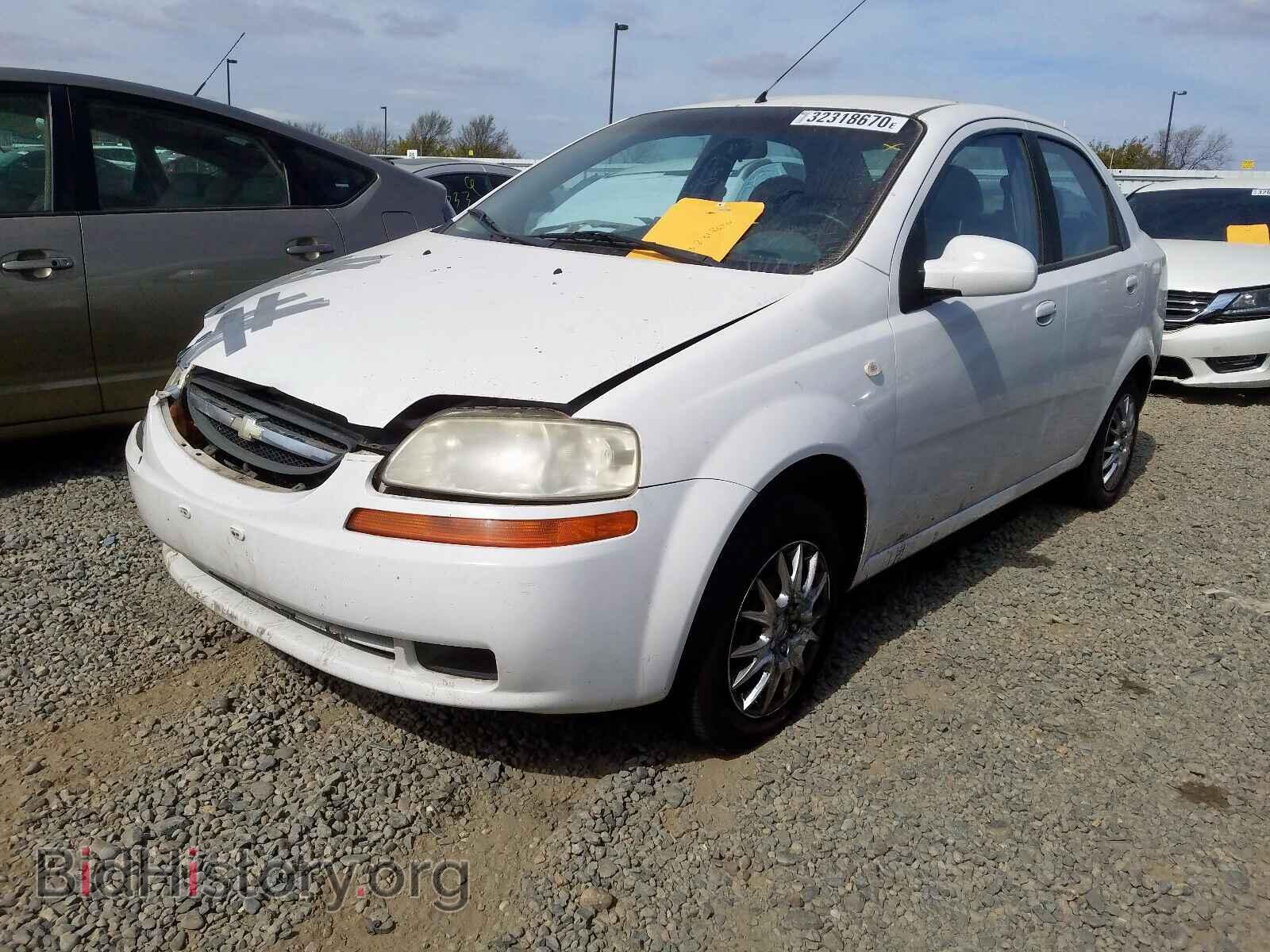 2005 CHEVROLET AVEO - VIN: KL1TD52635B470302 - Фото 2
