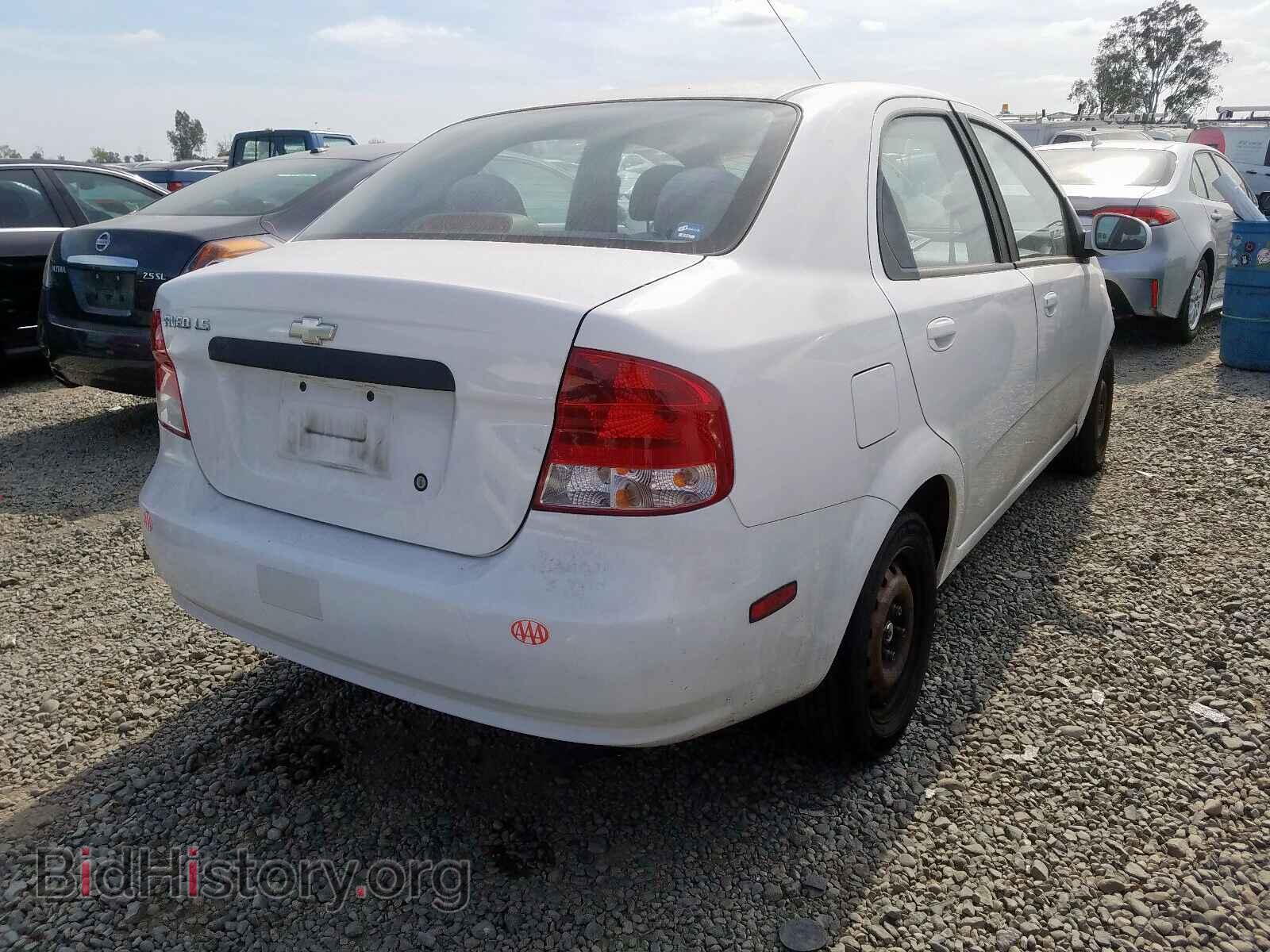 2005 CHEVROLET AVEO - VIN: KL1TD52635B470302 - Фото 4
