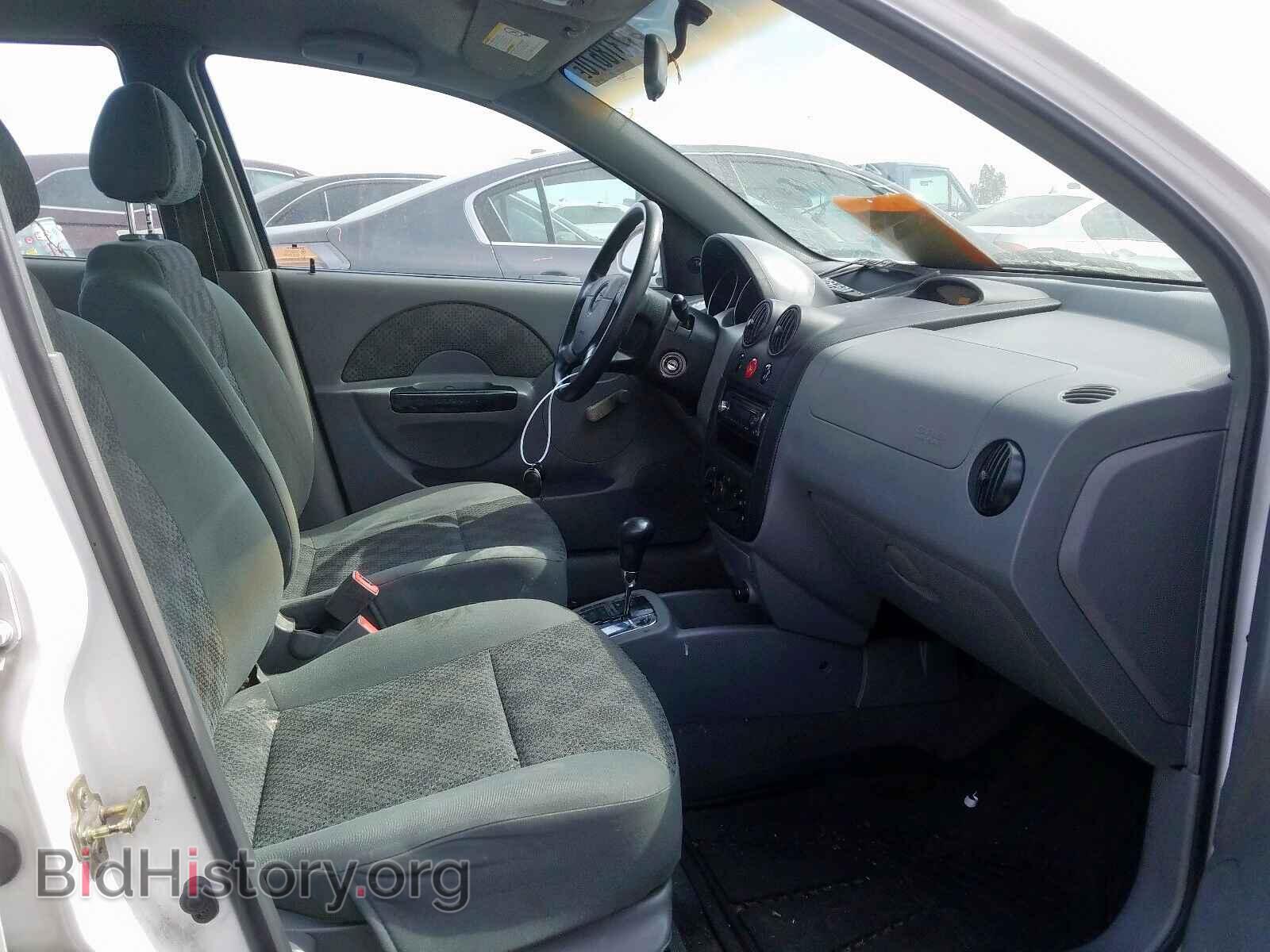 2005 CHEVROLET AVEO - VIN: KL1TD52635B470302 - Фото 5