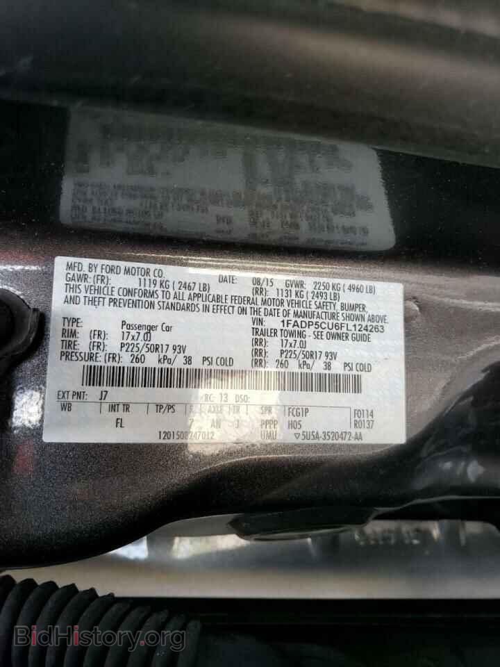 2015 FORD CMAX - VIN: 1FADP5CU6FL124263 - Фото 10