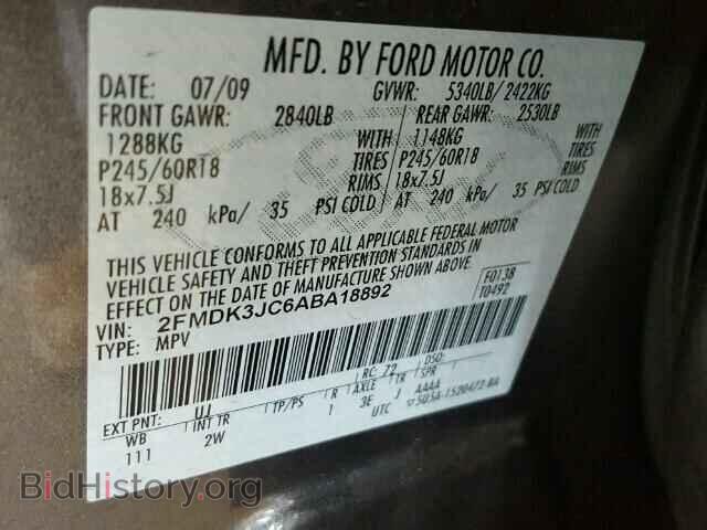 2010 FORD EDGE - VIN: 2FMDK3JC6ABA18892 - Photo 10