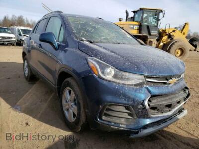 2020 Chevrolet TRAX Trax 1LT, blue — VIN KL7CJLSBXLB326209, Copart