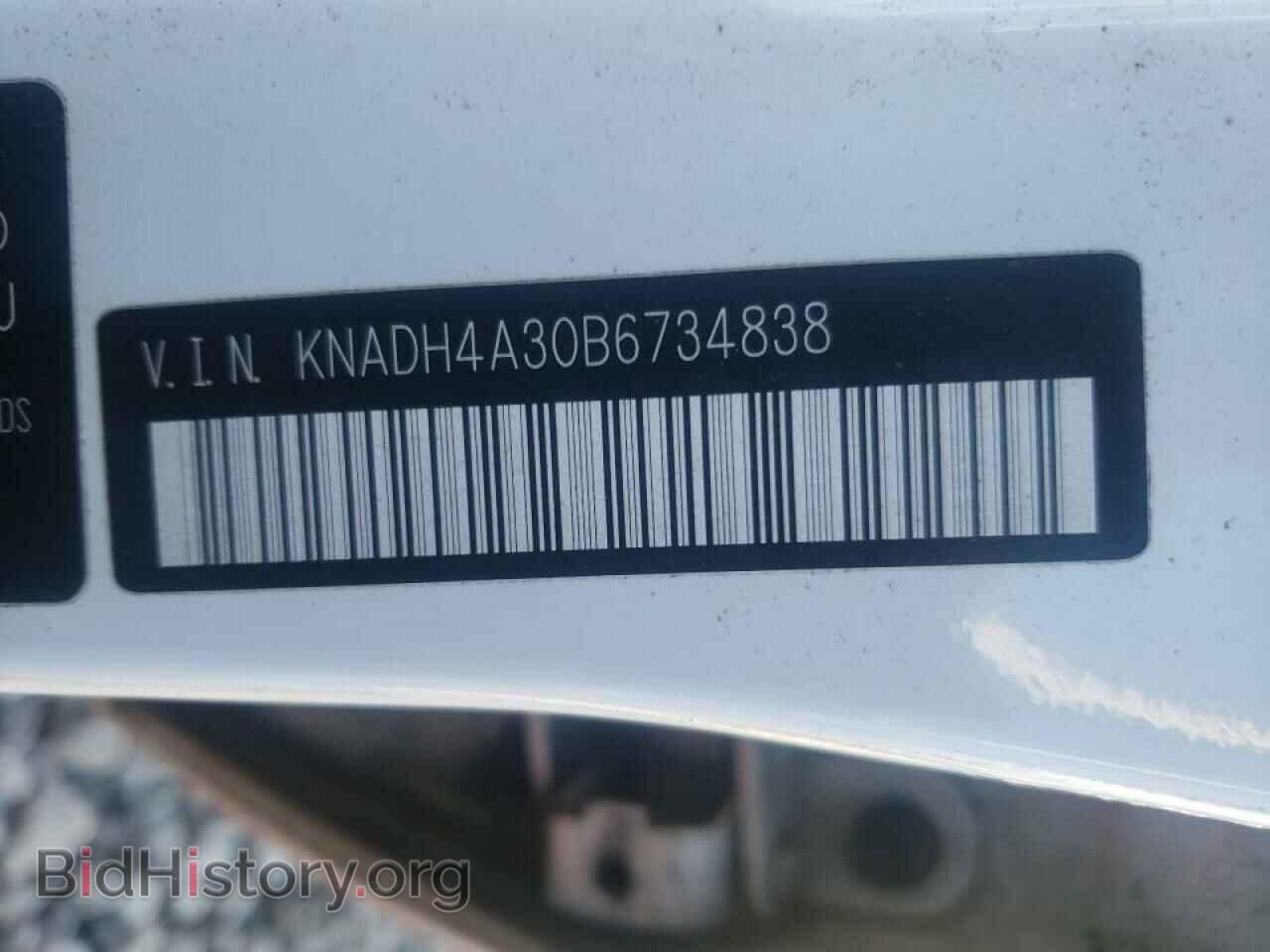 2011 KIA RIO - VIN: KNADH4A30B6734838 - Фото 10