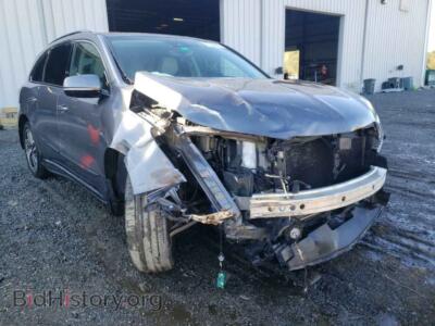2017 Acura MDX MDX ADVANC, серый — VIN 5FRYD4H87HB002705, Copart
