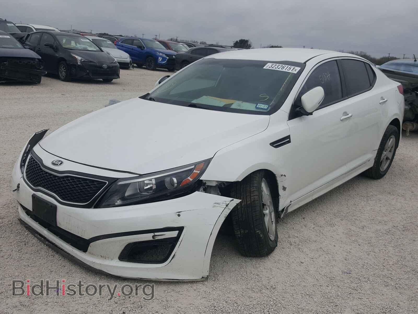 2015 KIA OPTIMA - VIN: KNAGM4A71F5561130 - Фото 2