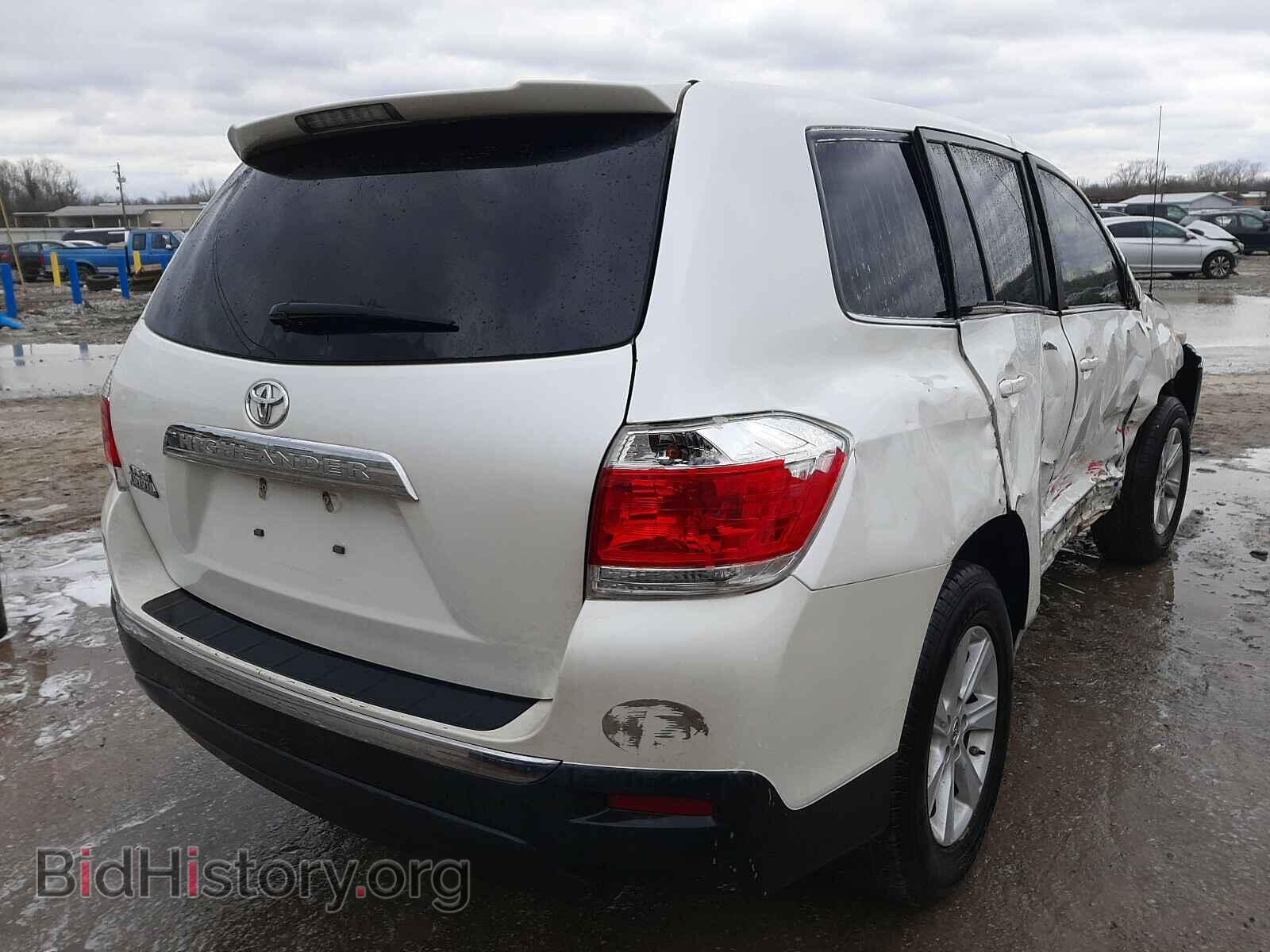 2012 TOYOTA HIGHLANDER - VIN: 5TDZA3EH4CS025618 - Фото 4