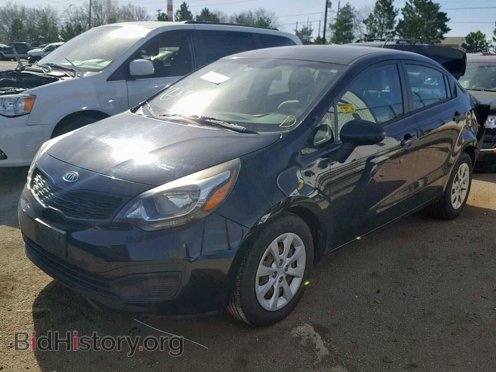 2012 KIA RIO - VIN: KNADM4A34C6044605 - Фото 2