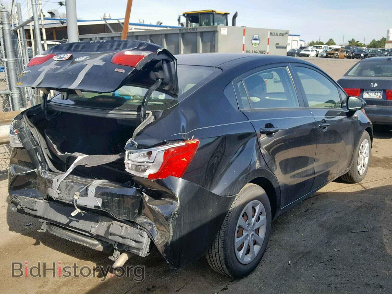 2012 KIA RIO - VIN: KNADM4A34C6044605 - Фото 4