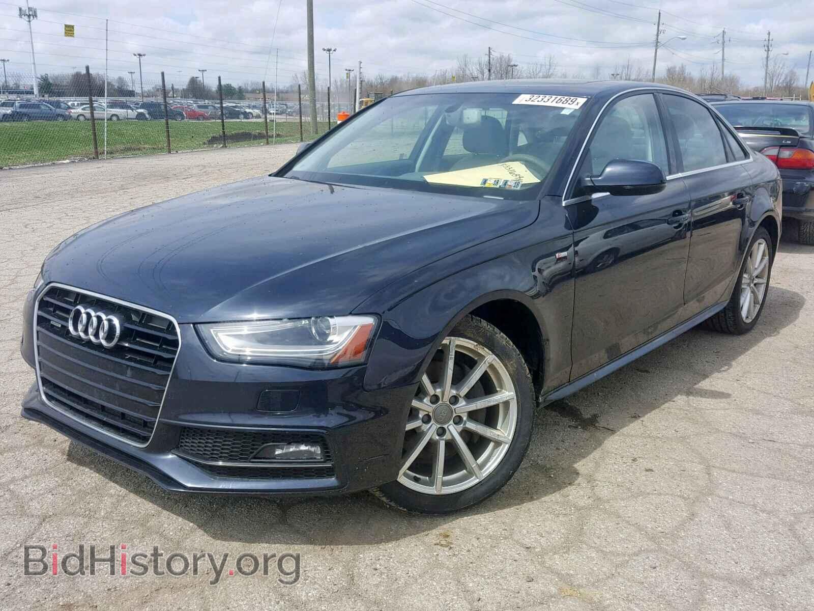 2014 AUDI A4 - VIN: WAUFFAFL3EN026521 - Фото 2
