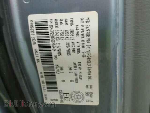 2006 DODGE CARAVAN - VIN: 1D4GP25R96B758464 - Фото 10