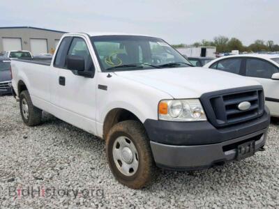 2007 Ford F150, white — VIN 1FTRF14W97KC24683, Copart