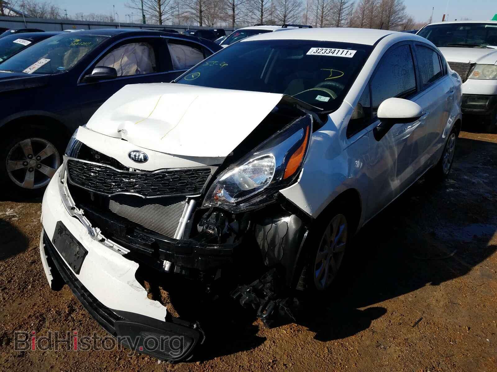 2014 KIA RIO - VIN: KNADM4A39E6393276 - Фото 2