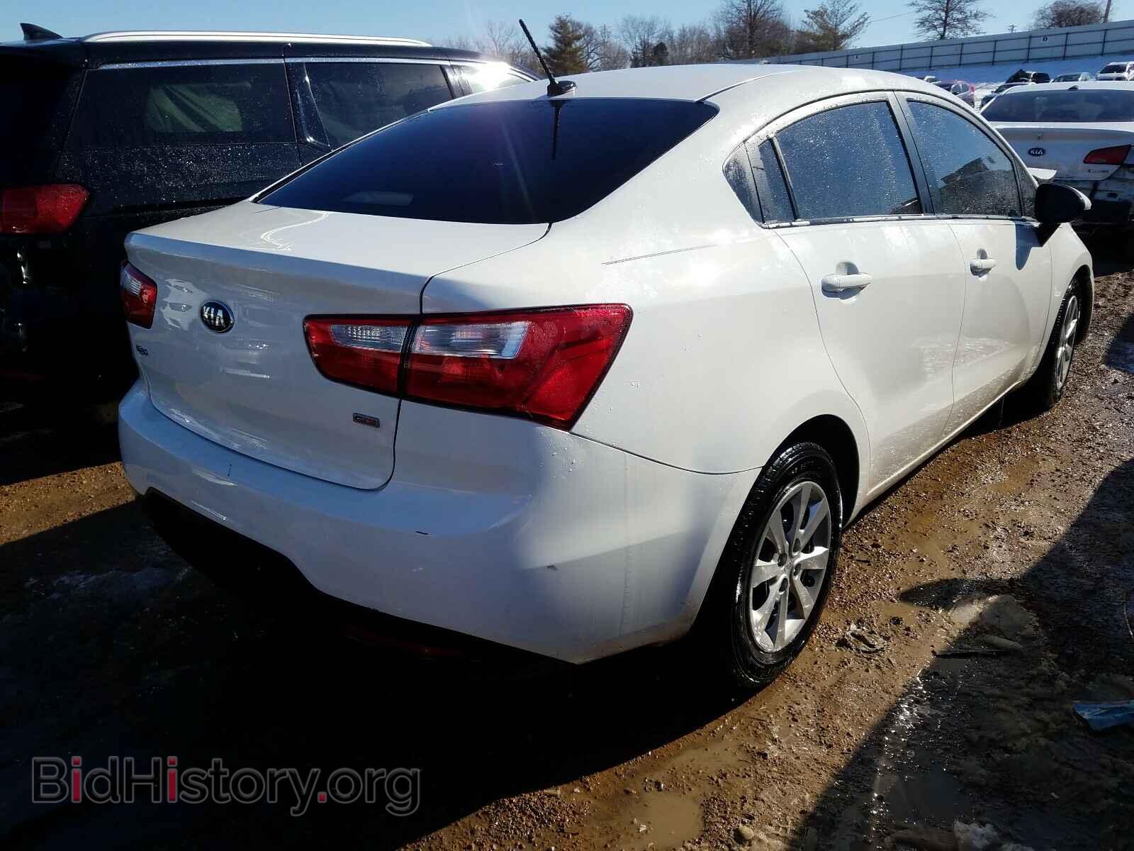 2014 KIA RIO - VIN: KNADM4A39E6393276 - Фото 4