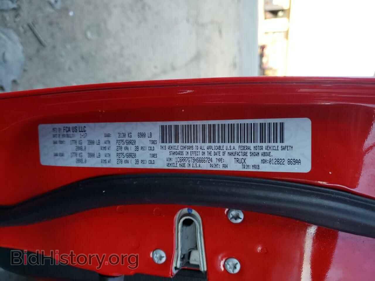 2017 RAM 1500 - VIN: 1C6RR7GT9HS666724 - Фото 10