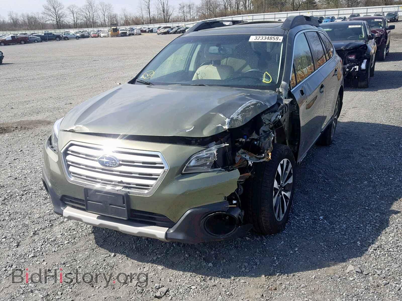 2016 SUBARU OUTBACK 2. - VIN: 4S4BSALC0G3207832 - Фото 2