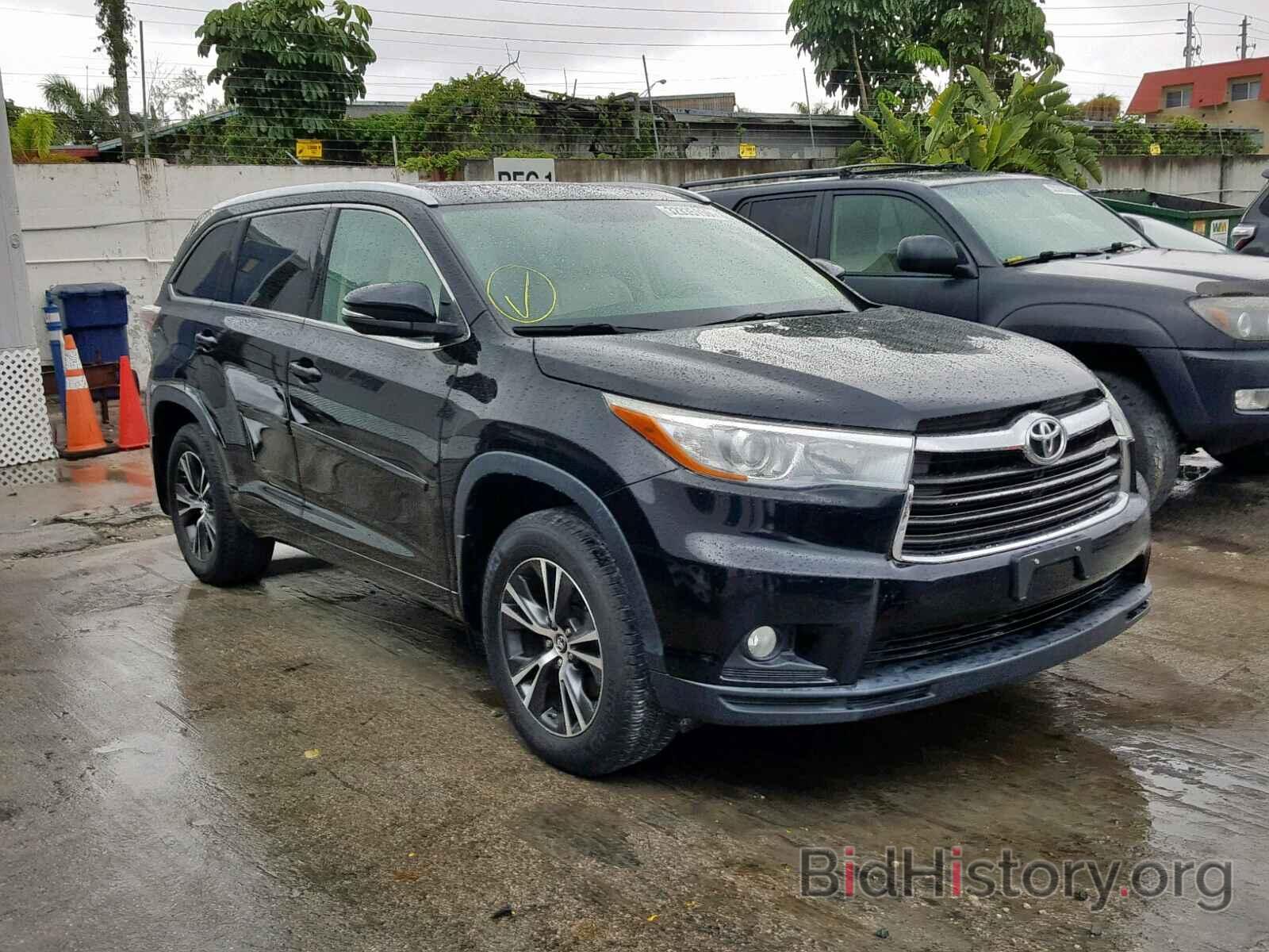 Photo 5TDJKRFH2GS244823 - TOYOTA HIGHLANDER 2016