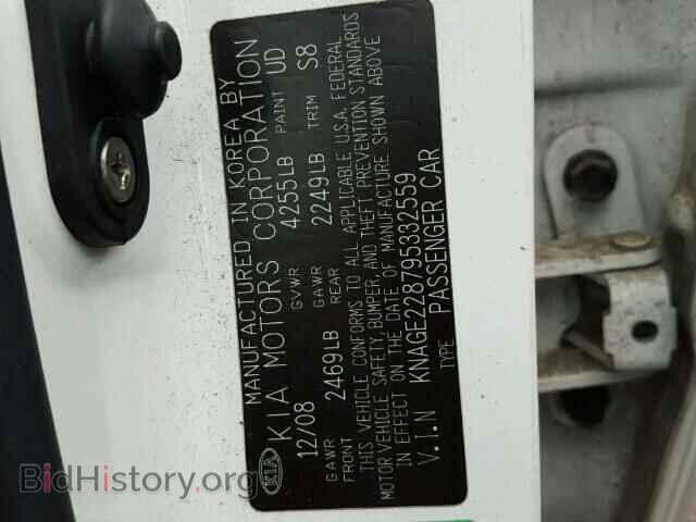 2009 KIA OPTIMA - VIN: KNAGE228795332559 - Фото 10
