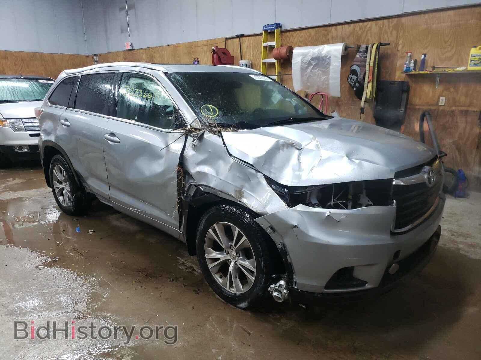 Photo 5TDJKRFH6FS084217 - TOYOTA HIGHLANDER 2015