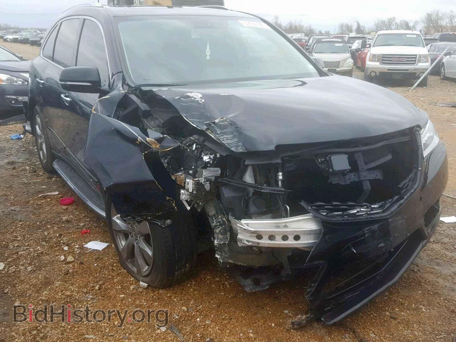 Фотография 5FRYD4H82EB048907 - ACURA MDX ADVANC 2014