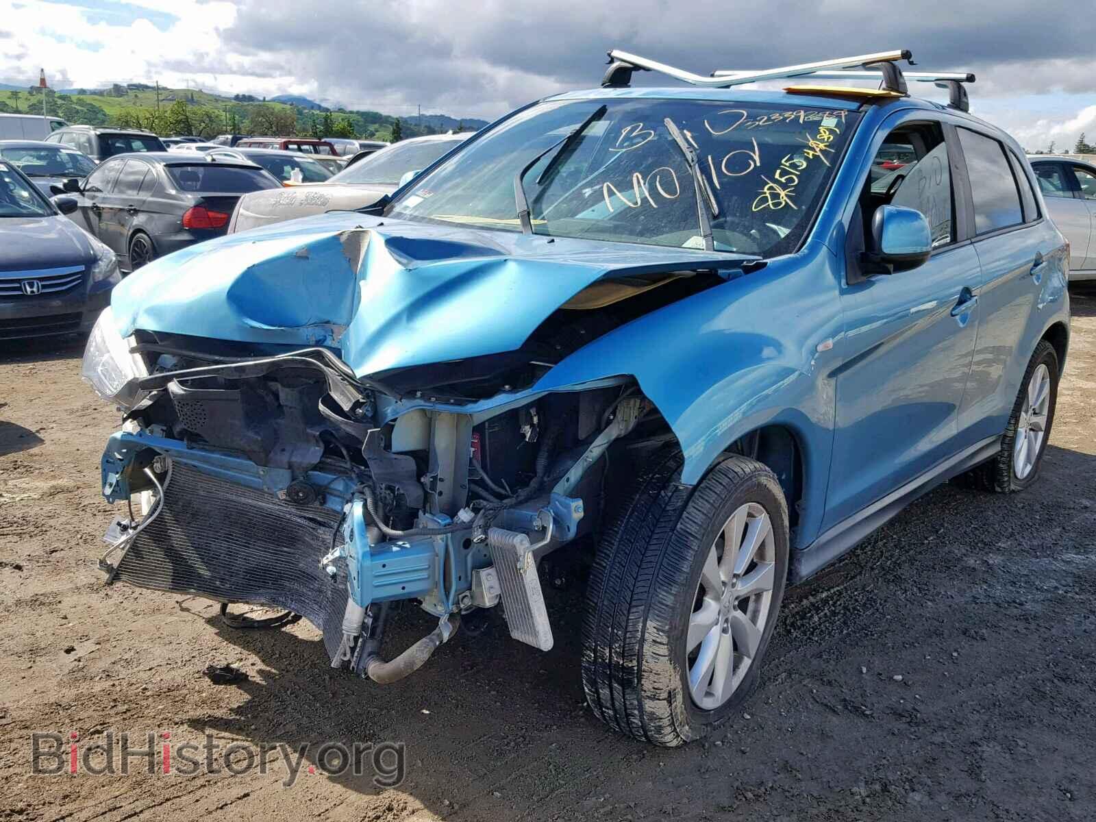 2013 MITSUBISHI OUTLANDER - VIN: 4A4AP3AU9DE016055 - Фото 2